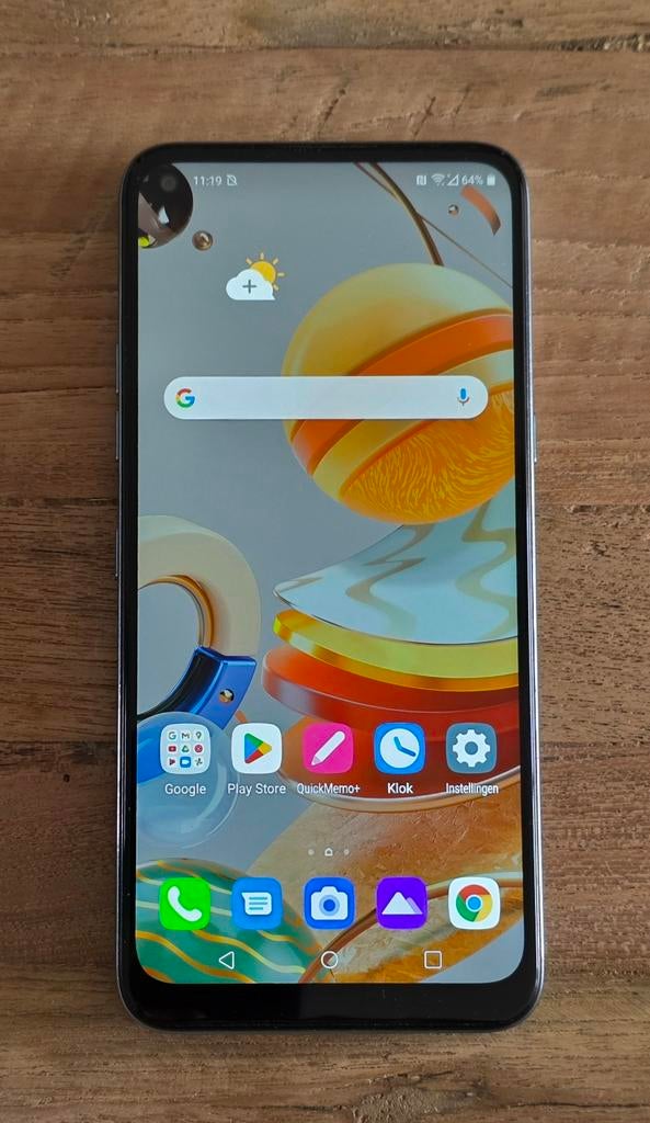 Als NIEUW LG K61 wit parelmoer, 100% krasvrij, zonder lader, Telecommunicatie, Mobiele telefoons | LG, Wit, Touchscreen, Ophalen of Verzenden