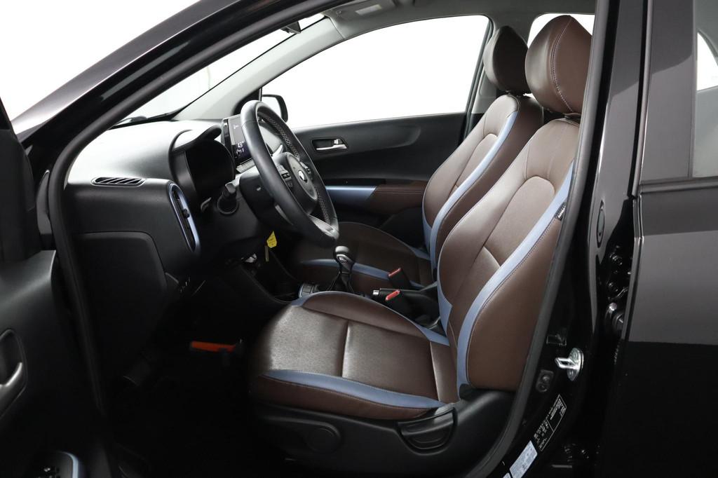 Kia Picanto 1.0 DPi DynamicPlusLine | Automaat | Design Lede, Stof, Gebruikt, Zwart, 881 kg