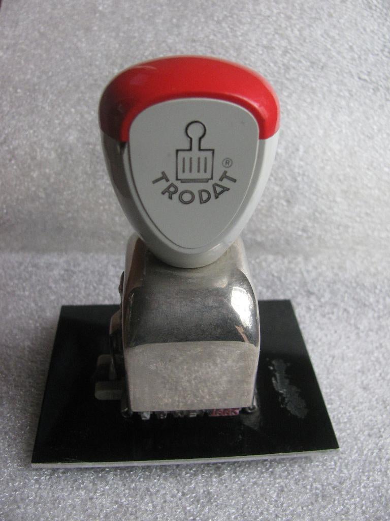 Vintage TRODAT 08704 Kantoor Stempel = Bank Giro Kas H 10 cm, Verzenden