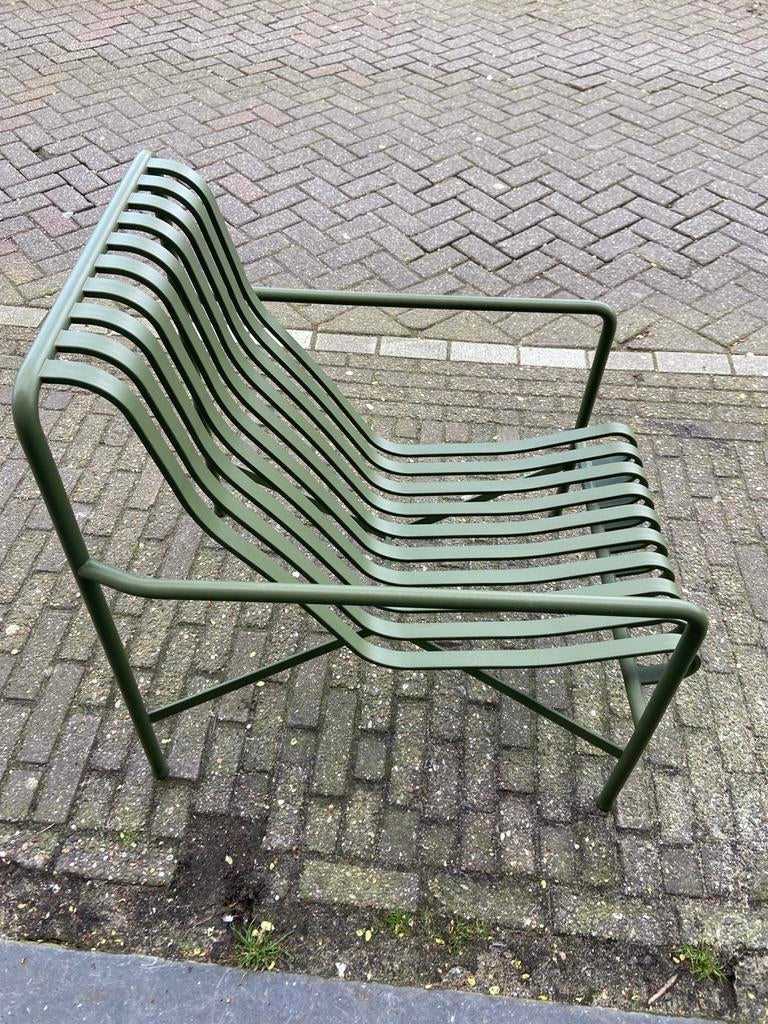 High Palisside high armchair olijf, Ophalen of Verzenden, Zo goed als nieuw, Metaal