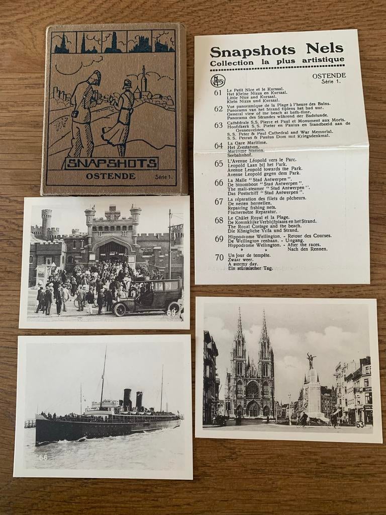 Snapshots OSTENDE - serie 1, Ophalen of Verzenden, Voor 1920, Ongelopen, België en Luxemburg