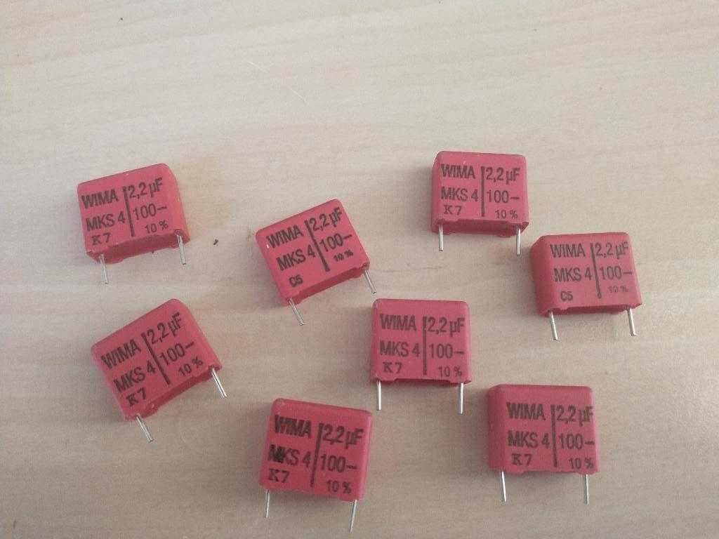 Wima MKS4 2,2uf 100v (Nieuw), Ophalen of Verzenden, Nieuw