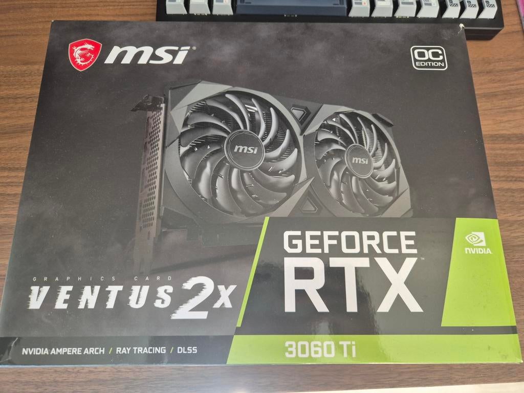 MSI Ventus2X RTX 3060 Ti Videokaart, Computers en Software, Videokaarten, Ophalen, Gebruikt, GDDR6, PCI-Express 4