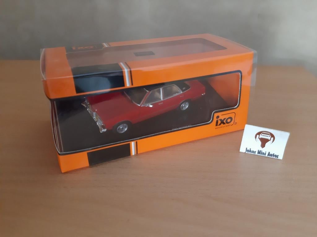 Ford Taunus TC1 GXL 1973 Rood/Zwart dak van IXO 1:43, Overige merken, Auto, IXO, Nieuw