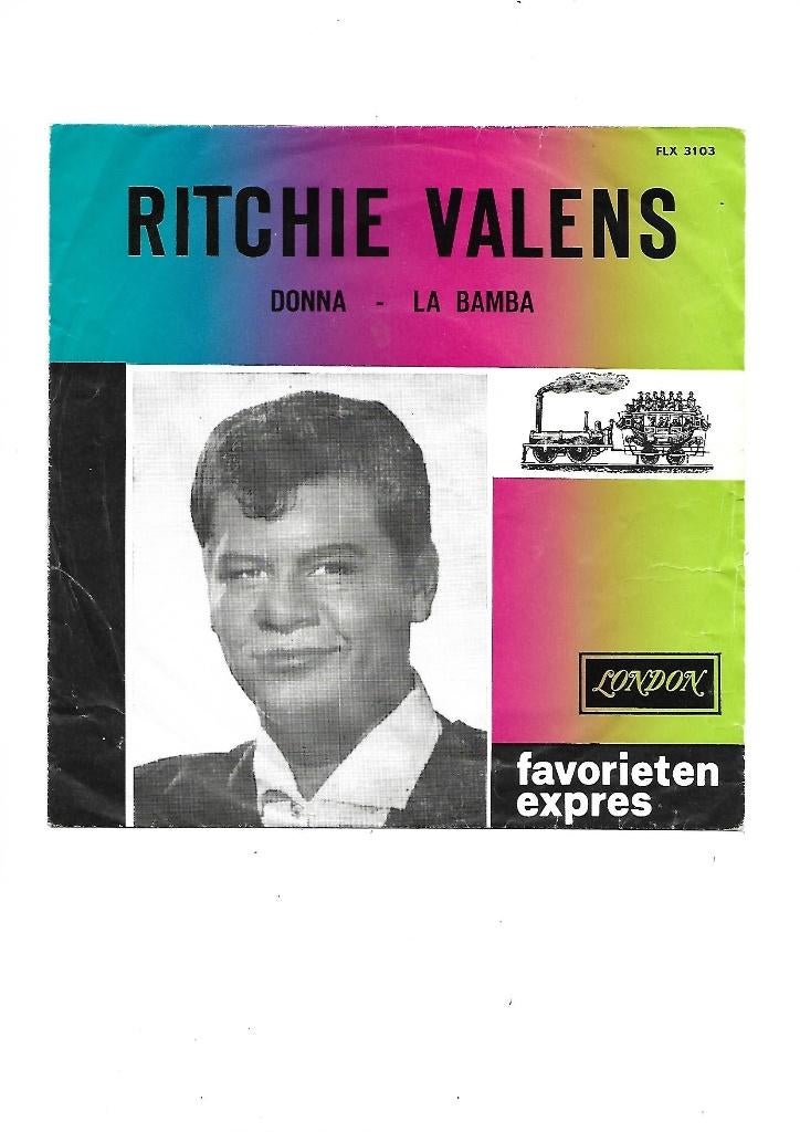 Ritchie valens.  Donna / La Bamba .1963 Favorieten expres, Gebruikt, 7 inch, Single, Ophalen of Verzenden