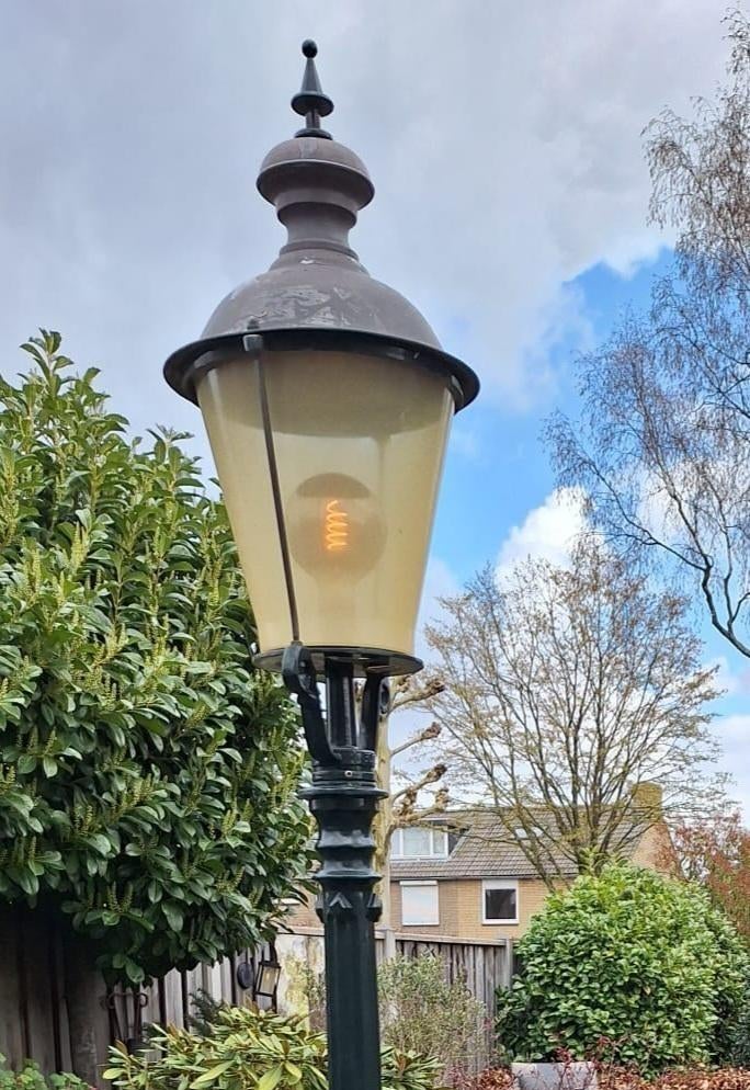 Zeer mooie tuin lantaarnpaal, Ophalen, Gebruikt, Staande lamp, Netvoeding