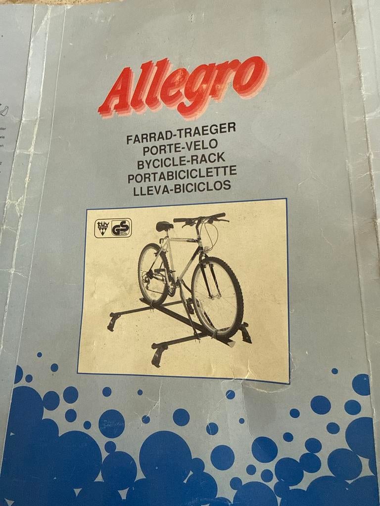 Fietsendrager voor 2 fietsen - Imperial montage, merkAllegro, Auto diversen, Fietsendragers, Ophalen of Verzenden, 2 fietsen, Gebruikt