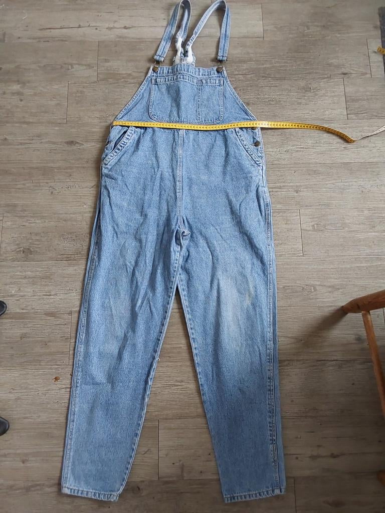 Tuinbroek spijkerstof jeans 15, Ophalen of Verzenden, Zo goed als nieuw, Maat 46/48 (XL) of groter, Blauw