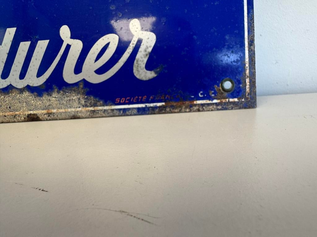 Vintage Avia Motorolie Reclamebord, Verzamelen, Reclamebord, Gebruikt, ., Ophalen of Verzenden