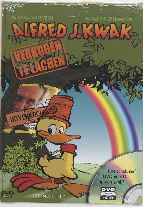 Alfred J Kwak verboden te lachen (incl. dvd), Ophalen of Verzenden, Gelezen, Fictie algemeen