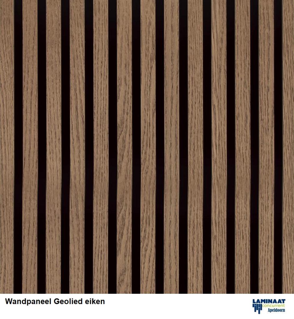 Akoestische Wandpanelen Eiken Keuze uit 8 X kleur