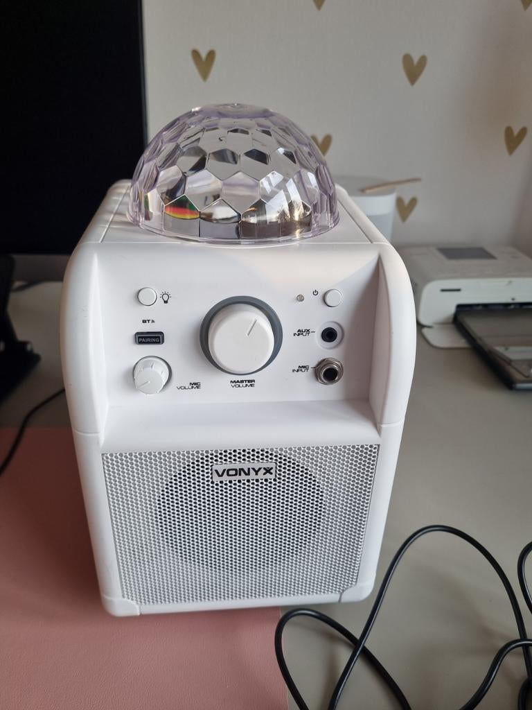 Vonyx Party Speaker met Microfoon, Ophalen of Verzenden, Gebruikt, Luidspreker(s)