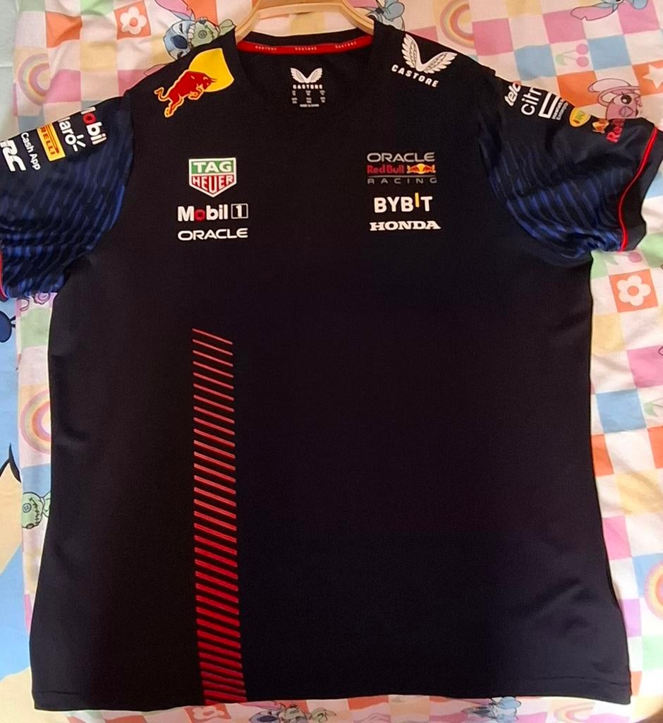 Max verstappen, Kleding | Heren, T-shirts, Zo goed als nieuw, Blauw, Ophalen of Verzenden