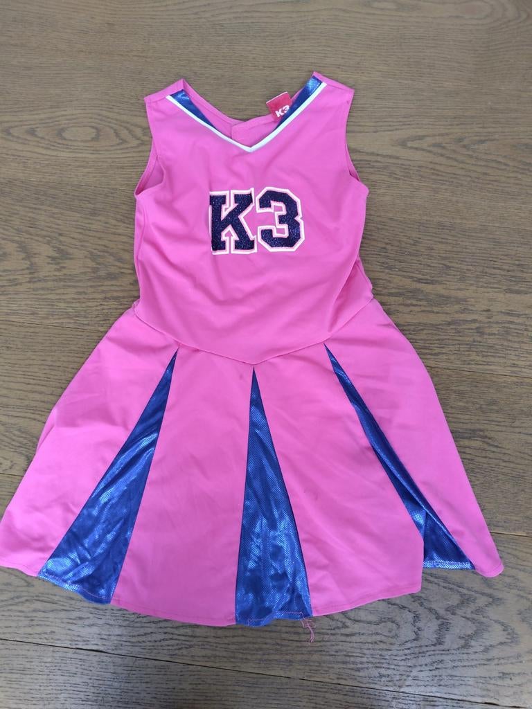 Carnaval, verkleden K3 jurk maat 6-8 jaar, maat 134, Ophalen of Verzenden, Gebruikt, 122 t/m 128, Meisje