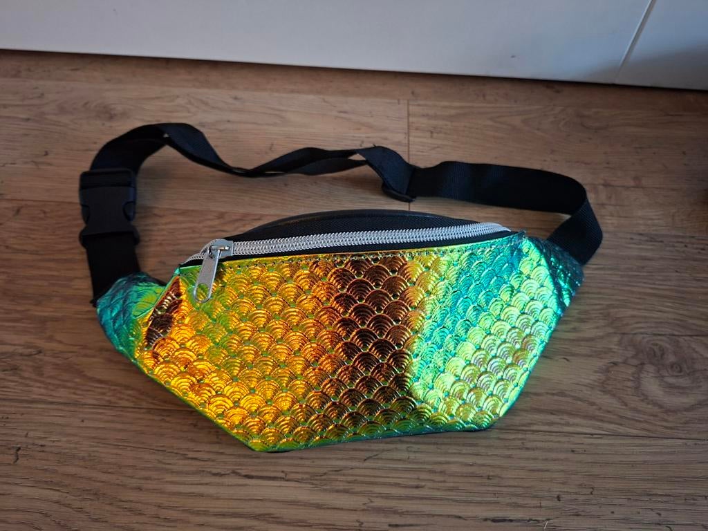 Heuptas metallic, Ophalen of Verzenden, Zo goed als nieuw, Carnaval, Accessoires