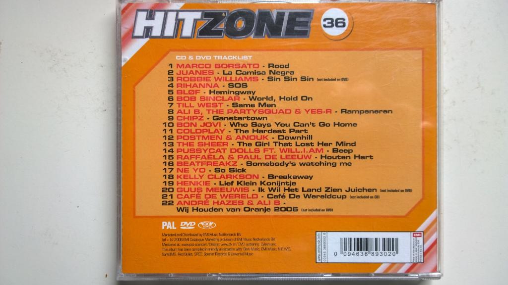 Hitzone 36, Cd's en Dvd's, Ophalen of Verzenden, Zo goed als nieuw, Pop