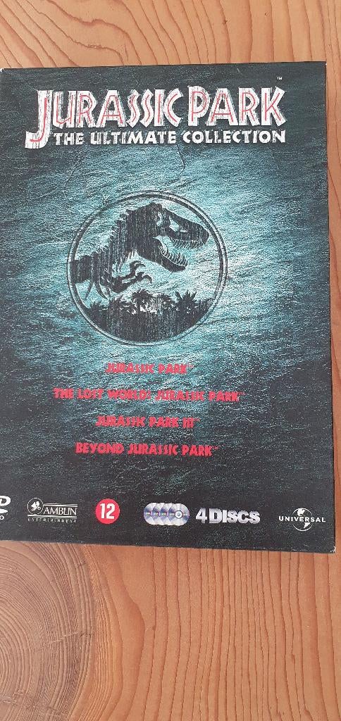 dvd box set jurrassic park, Boxset, Ophalen of Verzenden, Zo goed als nieuw, Actie en Avontuur