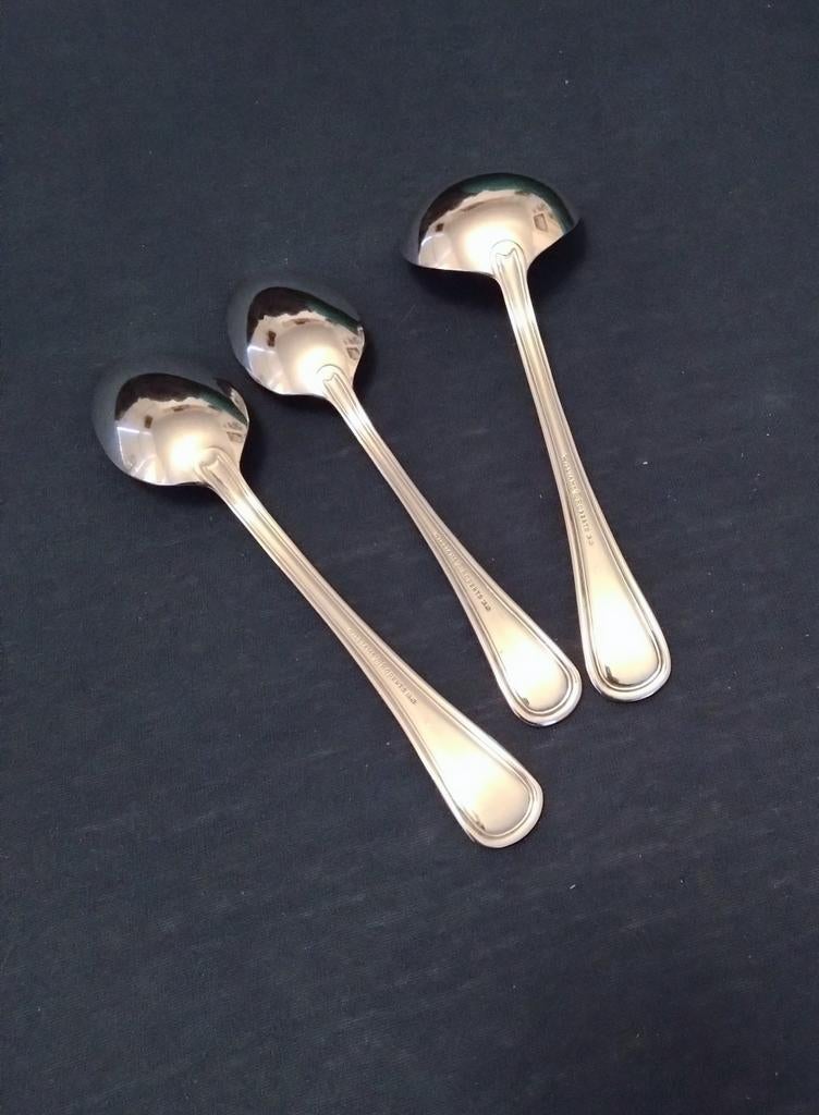 Dubbelrondfilet bestek verzilverd 150 Williams & Roberts, Ophalen, Zilver