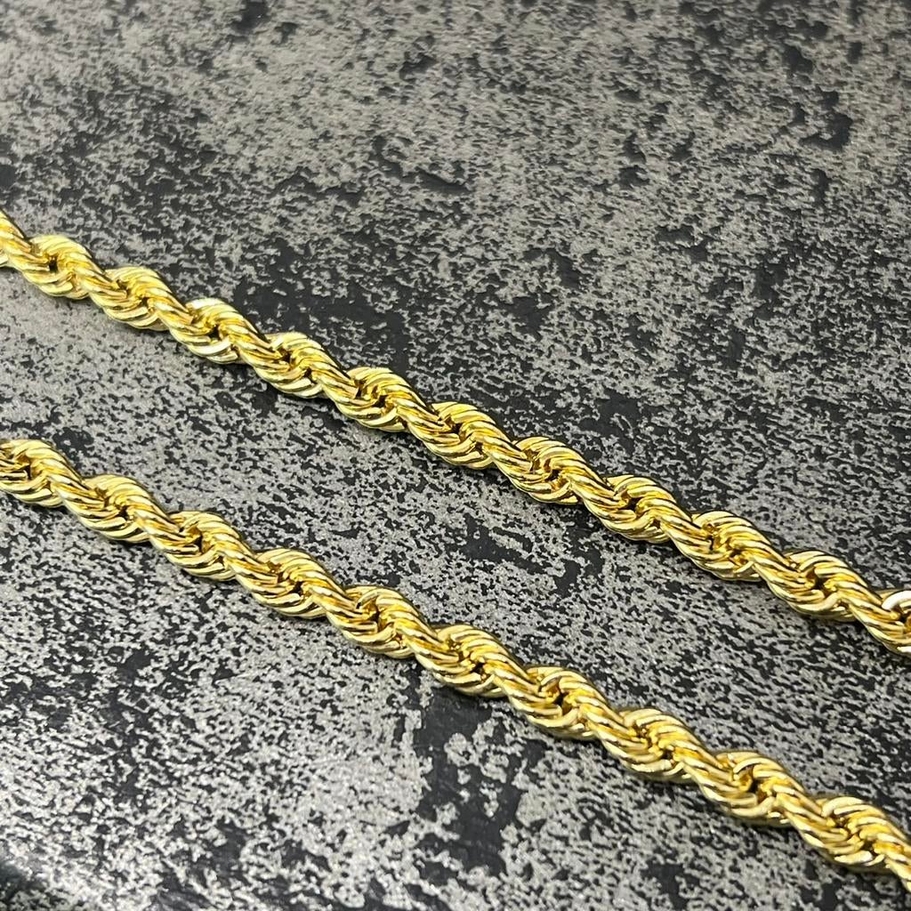 14 karaat gouden ketting rope schakel chain nieuw, Sieraden, Tassen en Uiterlijk, Kettingen, Ophalen of Verzenden, Nieuw, Goud