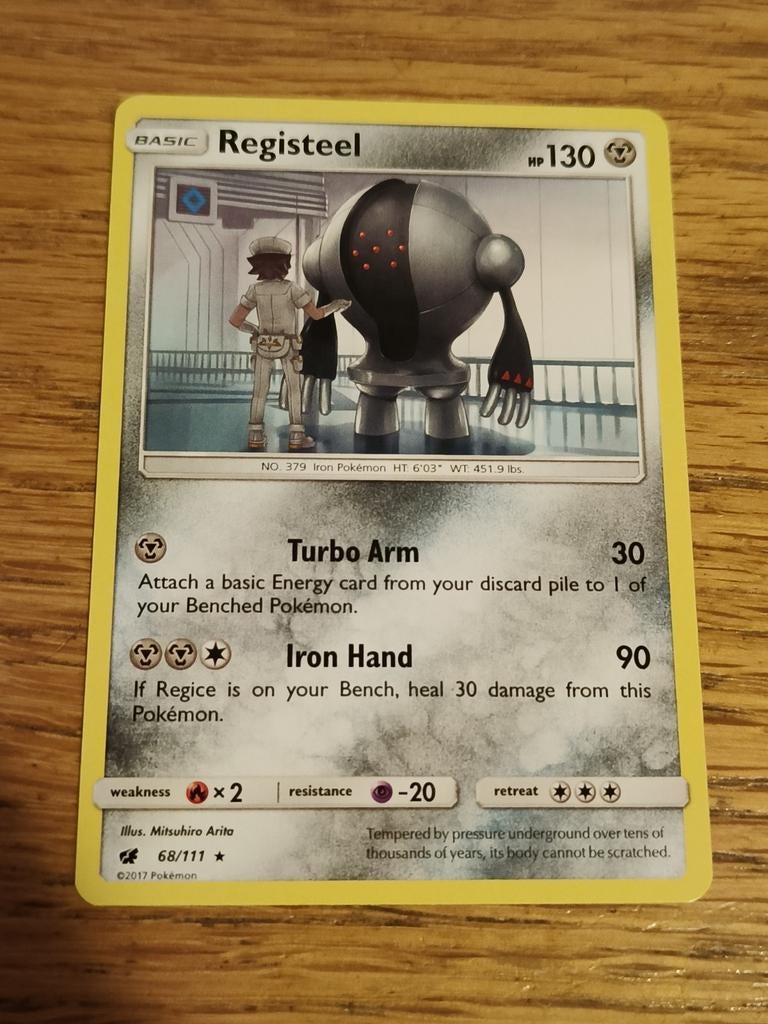 Registeel 68/111 crimson invasion, Ophalen of Verzenden, Zo goed als nieuw, Losse kaart