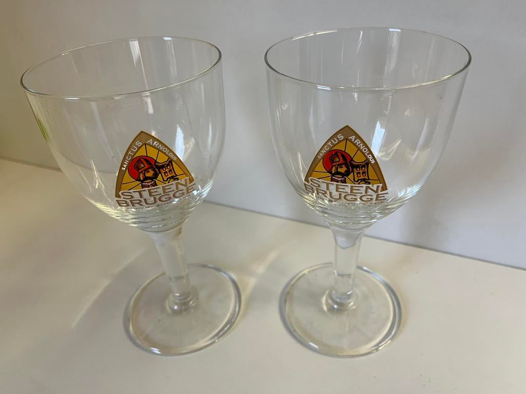Steenbrugge bierglazen set van 6 glazen, Ophalen of Verzenden, Nieuw, Glas of Glazen, Overige merken