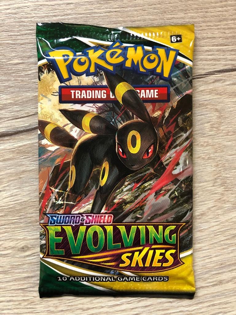 1x booster pack Evolving Skies (Sword & Shield) Pokemon!, Hobby en Vrije tijd, Verzamelkaartspellen | Pokémon, Ophalen of Verzenden