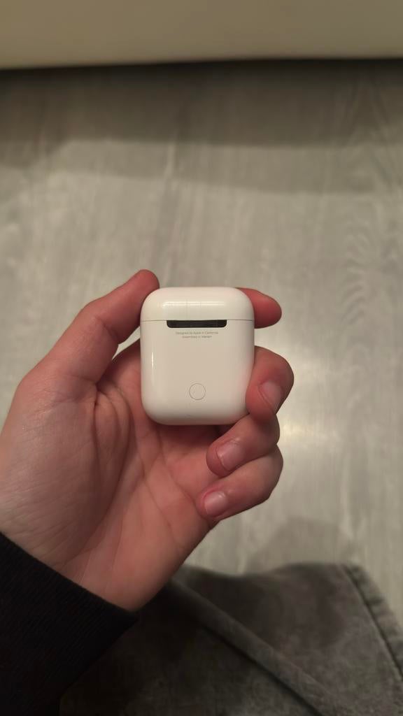 Airpods 2 oplaadcase (zonder oortjes), Telecommunicatie, Mobiele telefoons | Oordopjes, Ophalen of Verzenden, Gebruikt, In oorschelp (earbud)