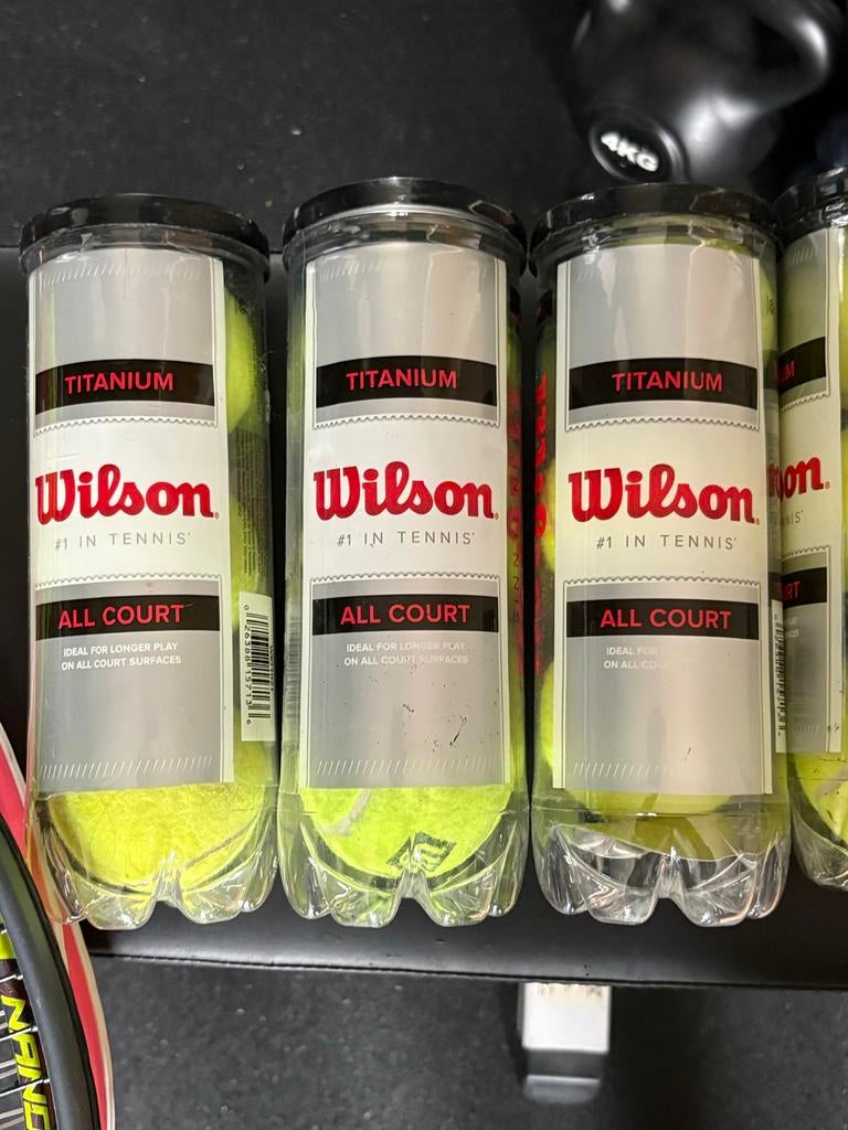 Wilson Titanium Tennisballen - Nieuw, Ballen, L00, Ophalen of Verzenden, Zo goed als nieuw