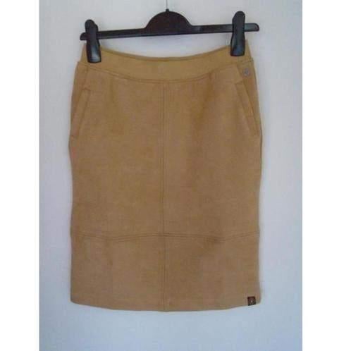 4 Funky Flavours rok 4ff skirt camel suede maat S/36 NIEUW, 4FunkyFlavours, Bruin, Verzenden, Nieuw