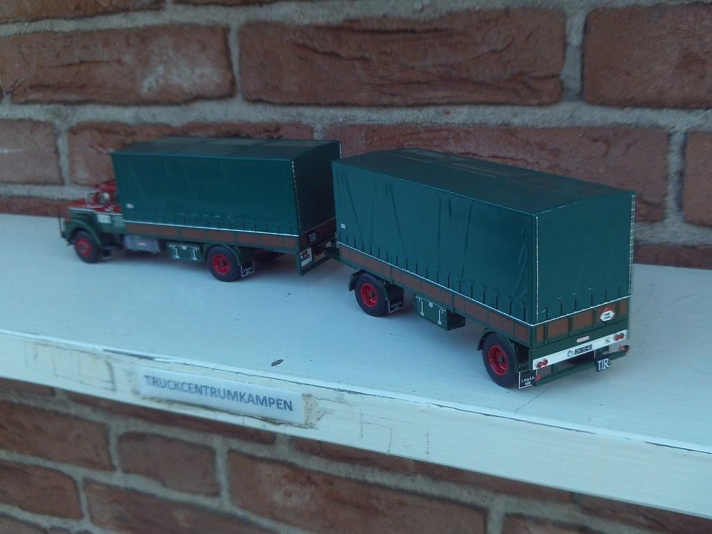 Teknoi  Scania  Vabis  110  combi  van  D. S. W., Ophalen of Verzenden, Nieuw, Bus of Vrachtwagen, Tekno