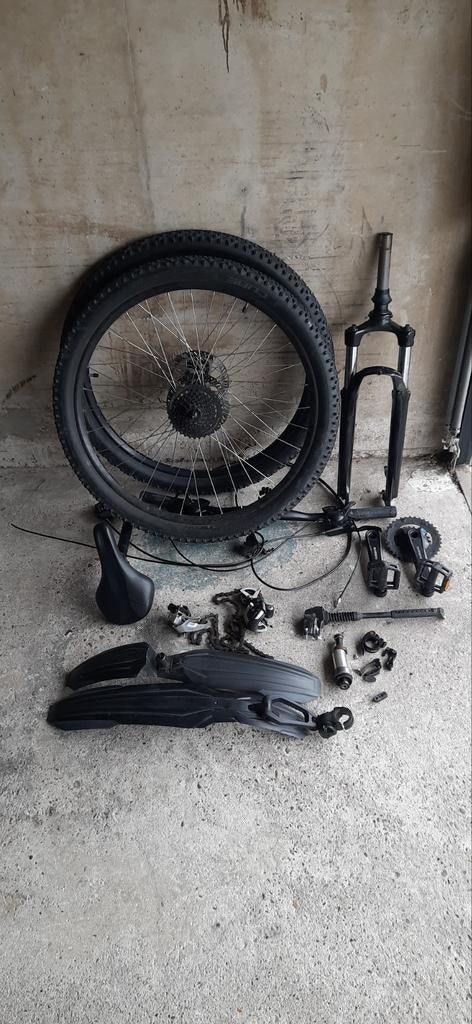 Alle onderdelen cube 27.5 inch mtb alles zonder frame, Ophalen, Gebruikt, Overige modellen