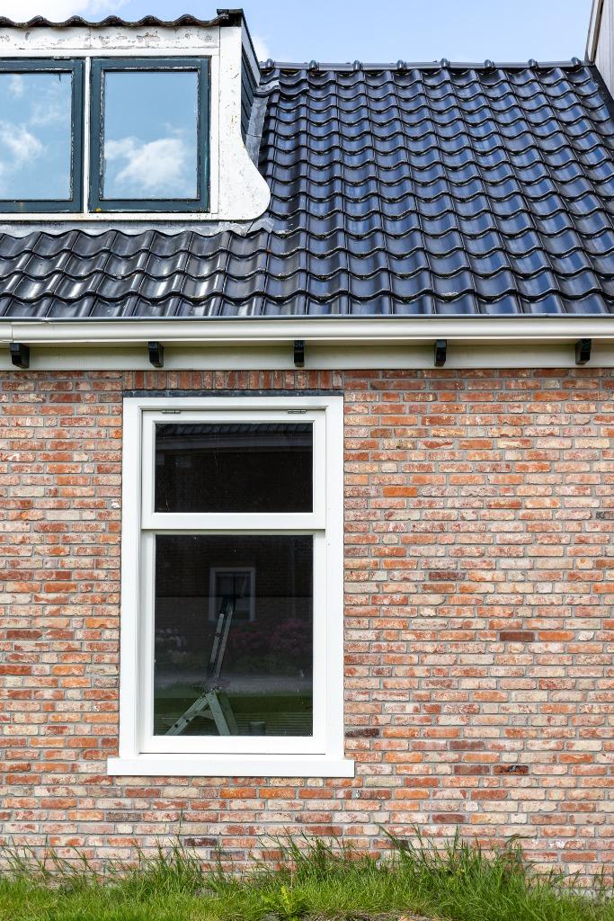 Oude gebikte rode stenen genuanceerd 18x5 vormbak 2000M2+, Doe-het-zelf en Verbouw, Metselstenen, Ophalen of Verzenden, Gebruikt