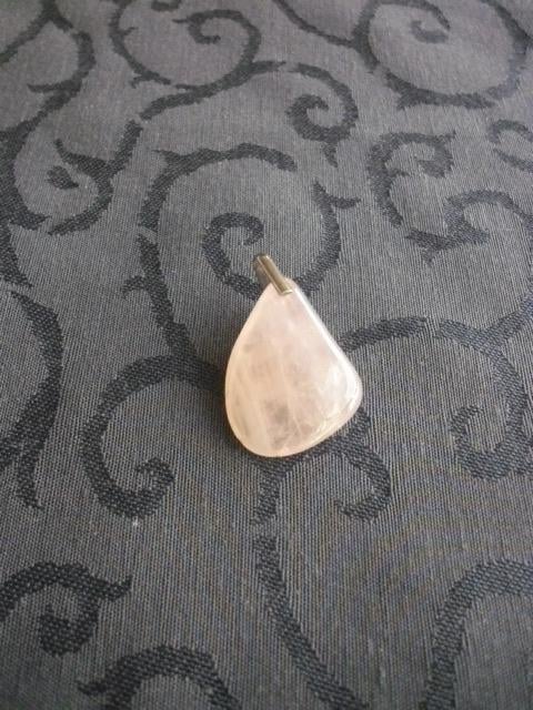 Rose Kwarts-Kettinghanger, Ophalen of Verzenden, Zo goed als nieuw, Roze, Steen of Mineraal