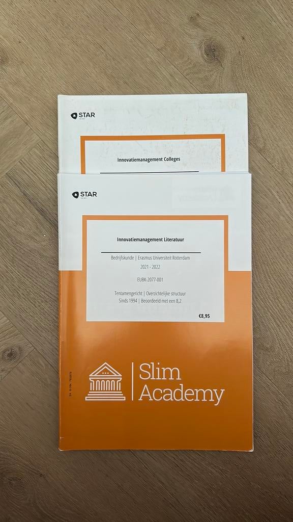 Slim Academy - Innovatiemanagement, Ophalen of Verzenden, Alpha, Gelezen, WO