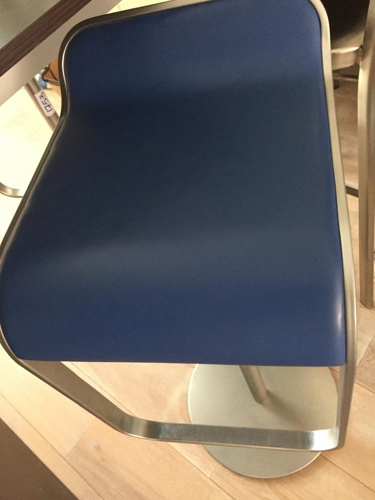 Lem barkruk - 80 cm hoog, Huis en Inrichting, Barkrukken, Ophalen, Met voetsteun, 60 tot 90 cm, Zo goed als nieuw