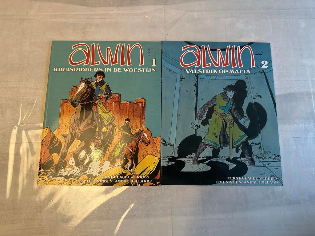 Alwin Stripboeken 1 & 2 - Verrien & Juillard, Boeken, Stripboeken, Meerdere stripboeken, Ophalen of Verzenden, Zo goed als nieuw