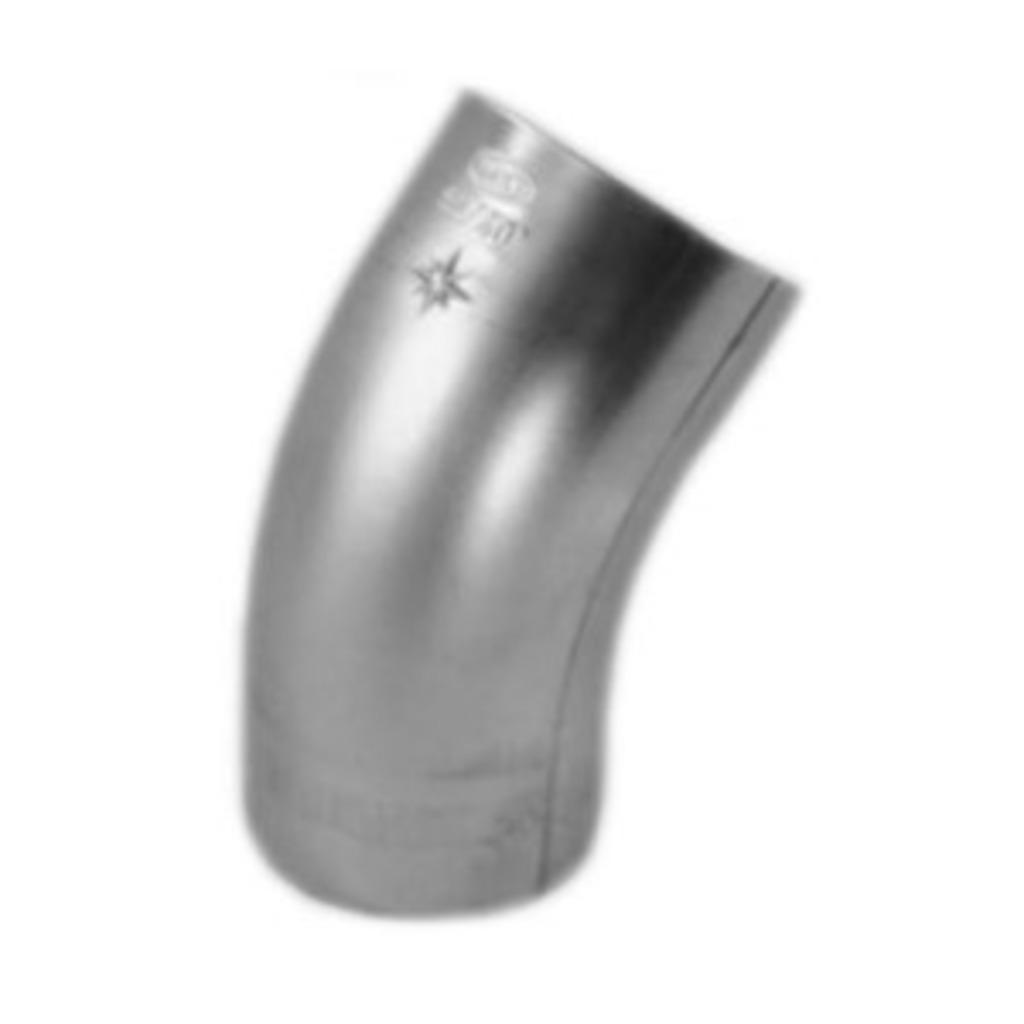 Zinken bocht regenpijp ø80mm 40 - VANKOPERTOTZINK