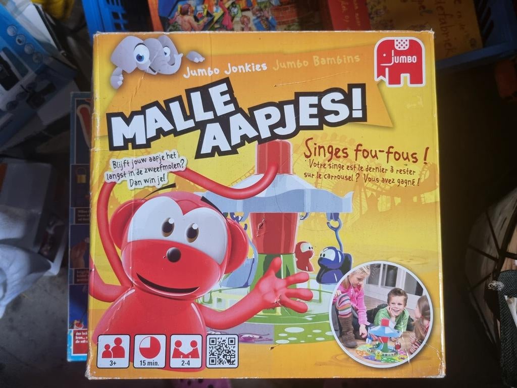 Superleuk kinderspel malle aapjes, Ophalen of Verzenden, Zo goed als nieuw