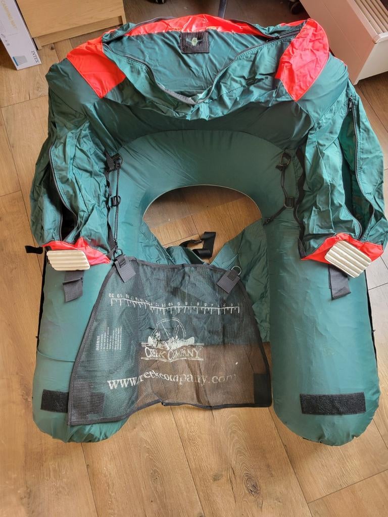 Bellyboat met toebehoren, Ophalen, Gebruikt