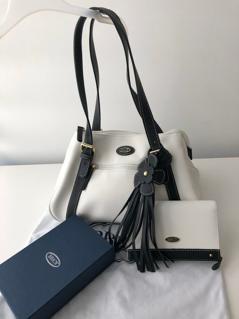Witte Bric's Tas & Portemonnee - Tilburg, Sieraden, Tassen en Uiterlijk, Tassen | Damestassen, Ophalen of Verzenden, Zo goed als nieuw