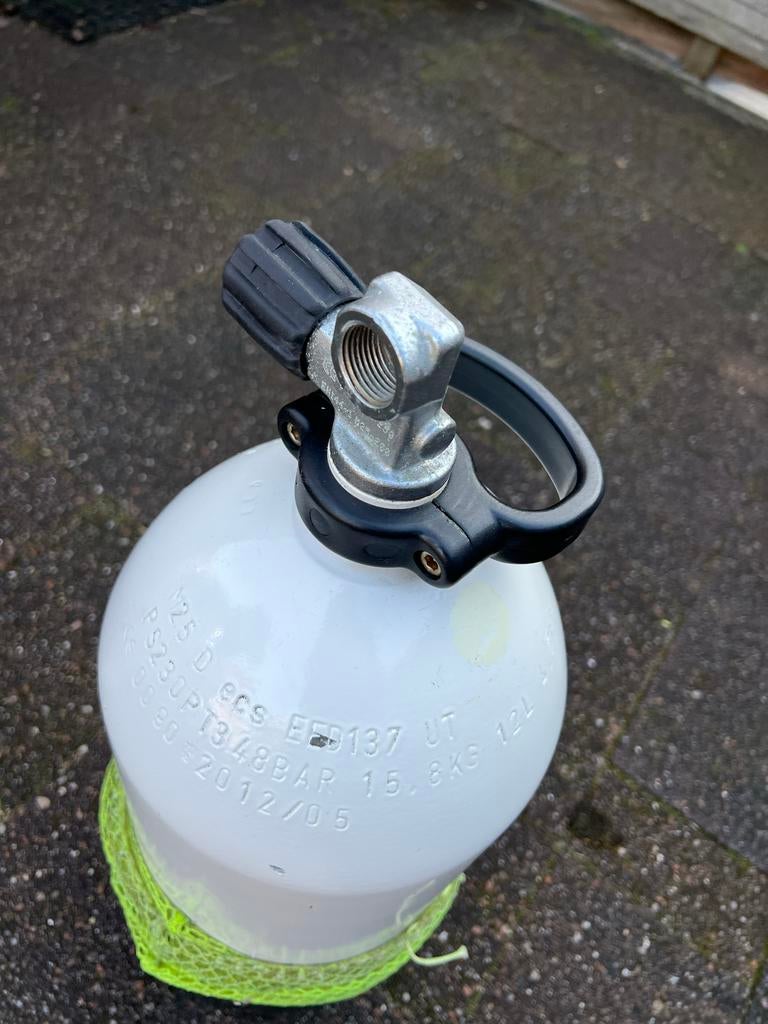 Duikfles - 12 Liter, Watersport en Boten, Duiken, Ophalen, Gebruikt, Duikfles