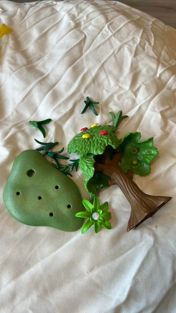 Playmobil boom en struik, Ophalen of Verzenden, Zo goed als nieuw, Zilver, Overige materialen