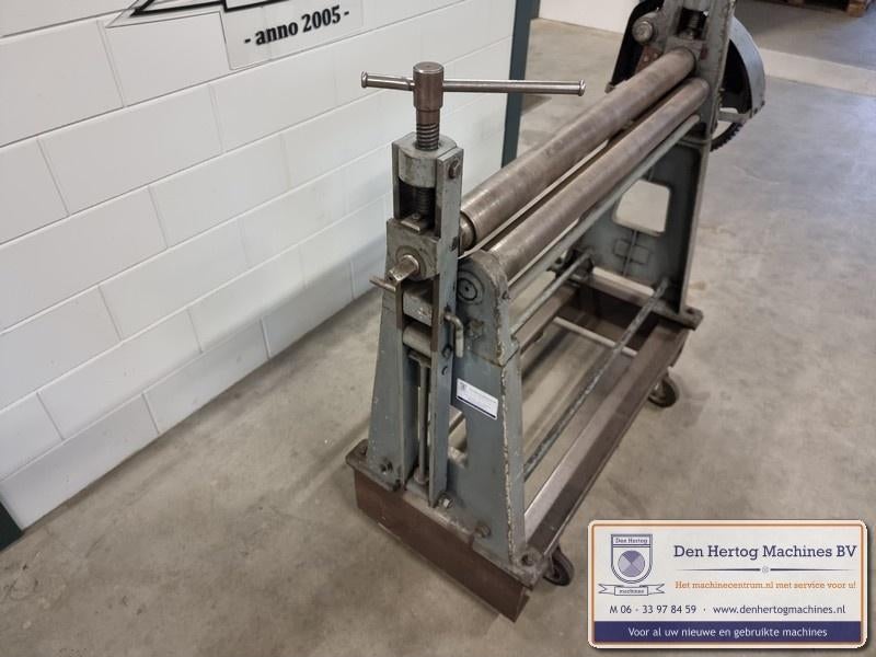 JORG handwals 1000x2,5mm conischwalsen plaatwals rollenwals, Ophalen, Gebruikt