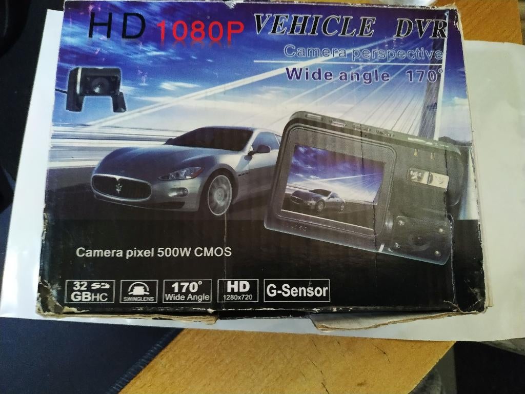 Vehicle DVR Auto Dashcam (Voor en Achter), Ophalen of Verzenden, Nieuw