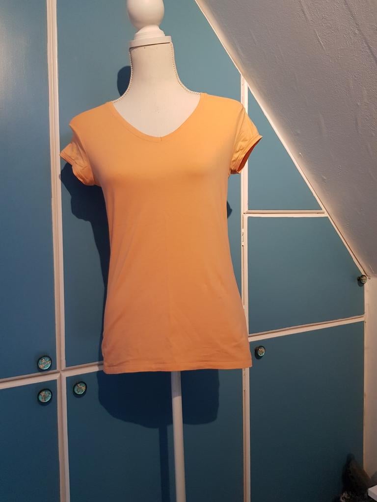 Basic t-shirt van Atmosphere, maat 38, Atmosphere, Oranje, Ophalen of Verzenden, Korte mouw