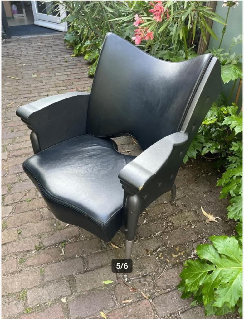 Borsek Sipek Maletak fauteuil perfecte staat zeldzaam, Ophalen, Memphis Design, 75 tot 100 cm, Zo goed als nieuw