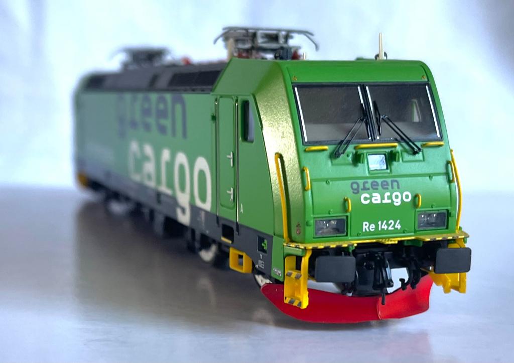 ACME 60075: E-lok Re 1424 "Green Cargo", Overige merken, Ophalen of Verzenden, Zo goed als nieuw, Gelijkstroom