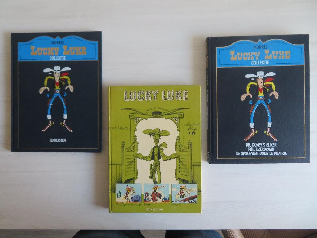 3 Stuks H.C. Albums  LUCKY LUKE, Boeken, Gelezen, Ophalen of Verzenden, Morris, Meerdere stripboeken