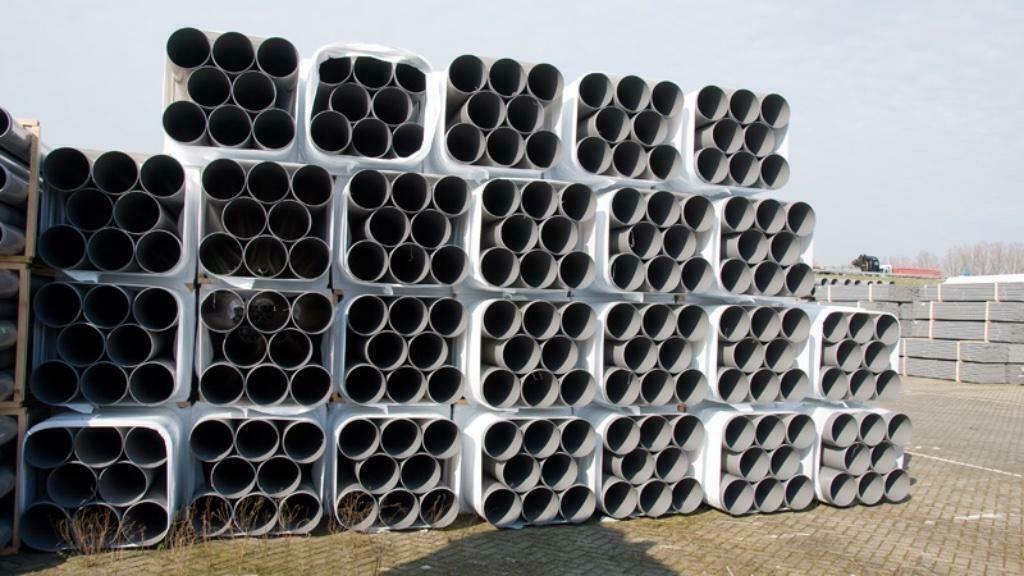 PVC riool buis sn 8 met mof  altijd goedkoop 3.67€, Ophalen, Afvoer, Pvc, Nieuw
