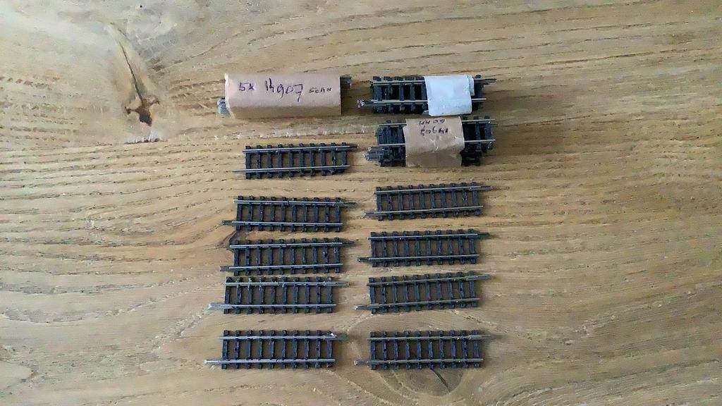 Trix rail 14907 50 mm recht, Gelijkstroom, Trix, Rails, Ophalen of Verzenden